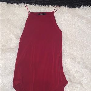 Maroon body suit!!!